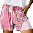 thumbnail image 1 of AXXD Womens Cargo Shorts Red Summer (Not Positioned) Printed Multi Pocket Lace Up Shorts Mother's Day, 1 of 4