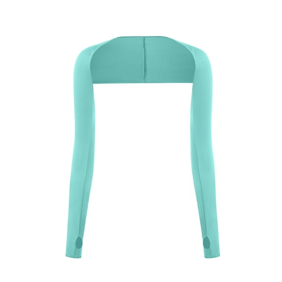 AXXD Womens Tops Dressy Basic Summer 2024 Solid Color Raglan Sleeve Shawl Sunscreen Shawl Fake Coat