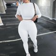 thumbnail image 1 of AXXD Workout Sets For Women Long Sleeve Casual Loose Womens Pjs Sets Chiffon Christmas For Winter Round-Neck Girls Ladies Sets For Reduced Price, 1 of 7