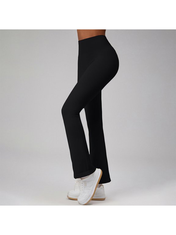 Yoga Pants for Women,Athletic Legging,Women Athletic Yoga Casual Stetch Shorts,Solid,High Waist Rise,Butt LiftingBlack,M (US:6)