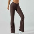 thumbnail image 1 of AXXD Yoga Pants for Women,Athletic Legging,Women Athletic Yoga Casual Stetch Shorts,Solid,High Waist Rise,Butt LiftingCoffee,M (US:6), 1 of 7