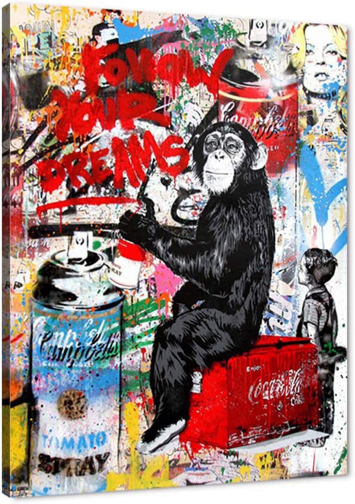 A child soldier by Banksy | DALL·E 2