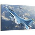 AXXPosters-F-16 Airplane Canvas Wall Art Prints F-16 Fighting Falcon ...