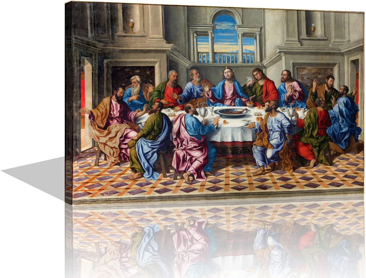 Axxposters jesus in gethsemane paintings extra large wall pictures for