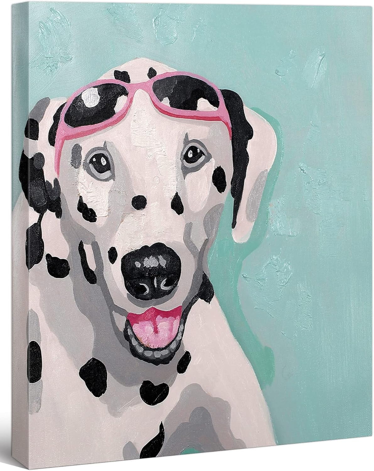 AXXPosters-Modern Pop Art Decor - - Dalmatian Dog Animal Art Canvas ...