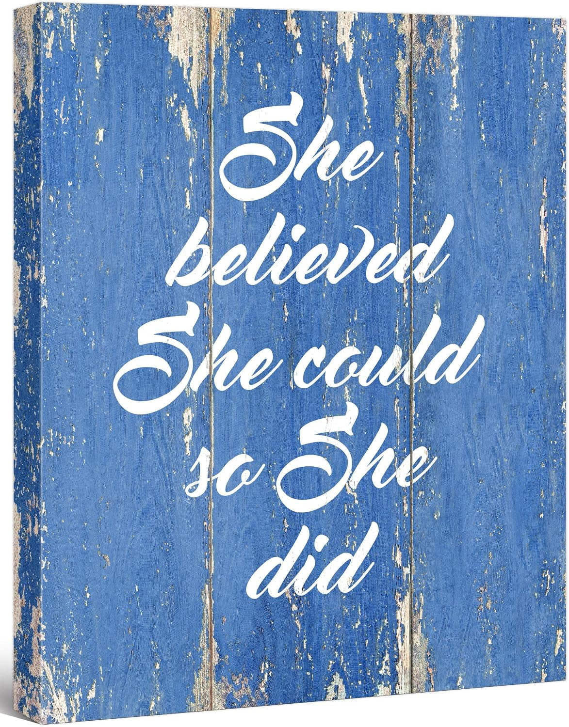 She Believed She Could So She Did übersetzung AXXPosters-She Believed She Could So She Did - FRAMED - Quote