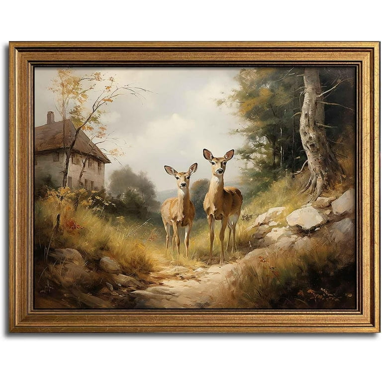 Antique Replica French Landscape Art Print Antique Replica French Landscape Art Print