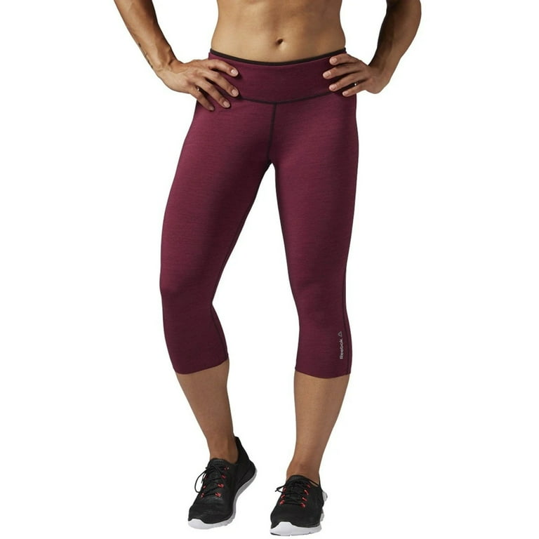 AY2131] Womens Reebok Workout Ready Reversible Capri