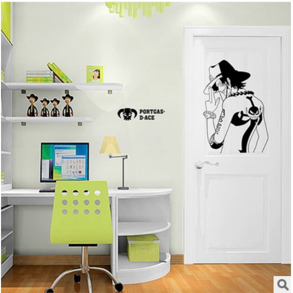 AY7228 Silhouette Wall Decal - Removable Transparent Sticker for Bedroom & Living Room Decor