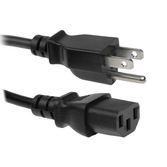 AYA 10Ft. (10 Feet) 14AWG Heavy Duty Power Cord NEMA-15P C13 15A Cable 3 Conductor