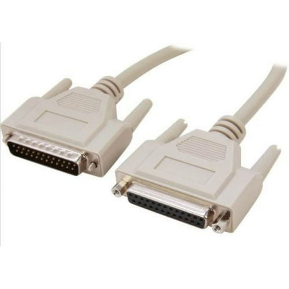 AYA 10Ft. (10 Feet) DB25 Male to Female Serial Parallel Extension Cable
