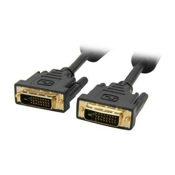 AYA 10Ft. (10 Feet) DVI-D Dual Link M/M (24+1 Pin) Cable w/Ferrites and Gold Connector