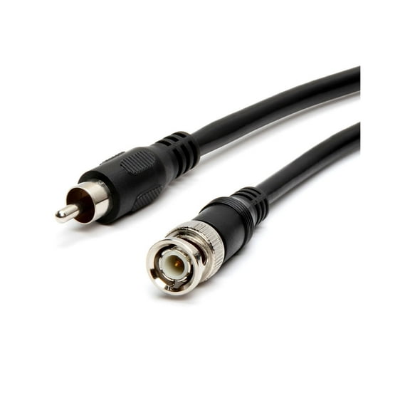 AYA 3Ft (3 Feet) BNC Male to RCA Male RG59U Coaxial Composite Video Cable 75ohm Cable 22AWG