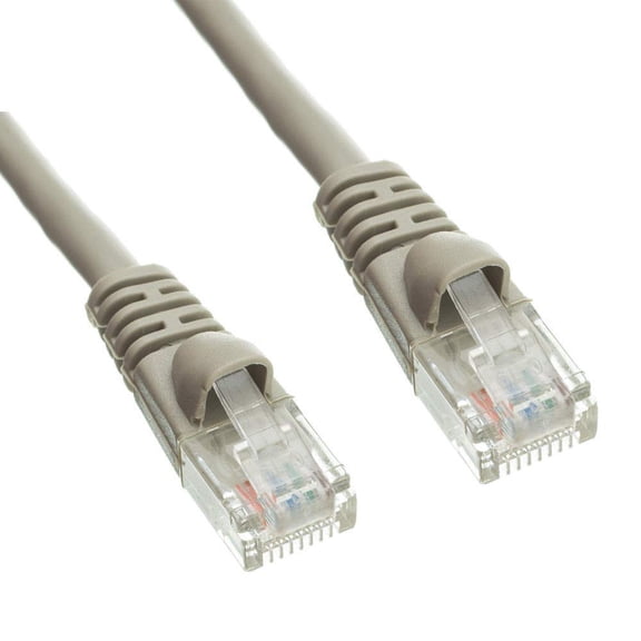 AYA 50Ft CAT6 Crossover Ethernet Network Cable 550Mhz GRAY 24AWG Network Cable