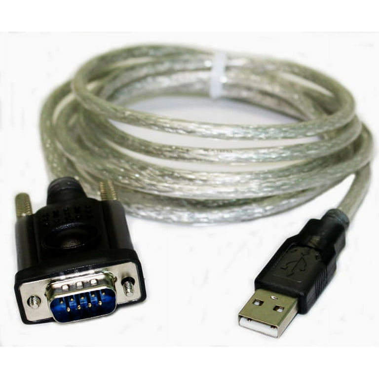 2-Port Professional RS-232 USB 2.0 to Serial Adapter 5ft.