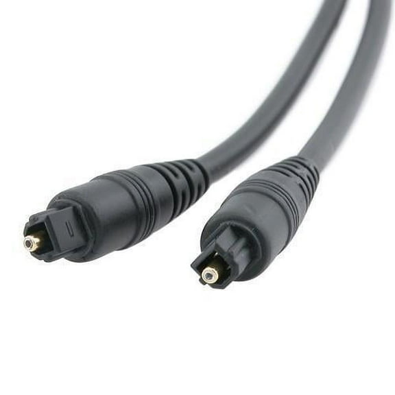 AYA 6Ft. (6 Feet) Toslink Digital Optical Audio Cable Wire (S/PDIF) DTS DOLBY Black