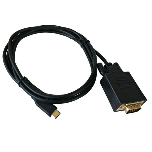 AYA 6Ft (6 Feet) USB-C to VGA (1920 x 1200@60HZ) Cable (Thunderbolt Compatible) for Win/Mac