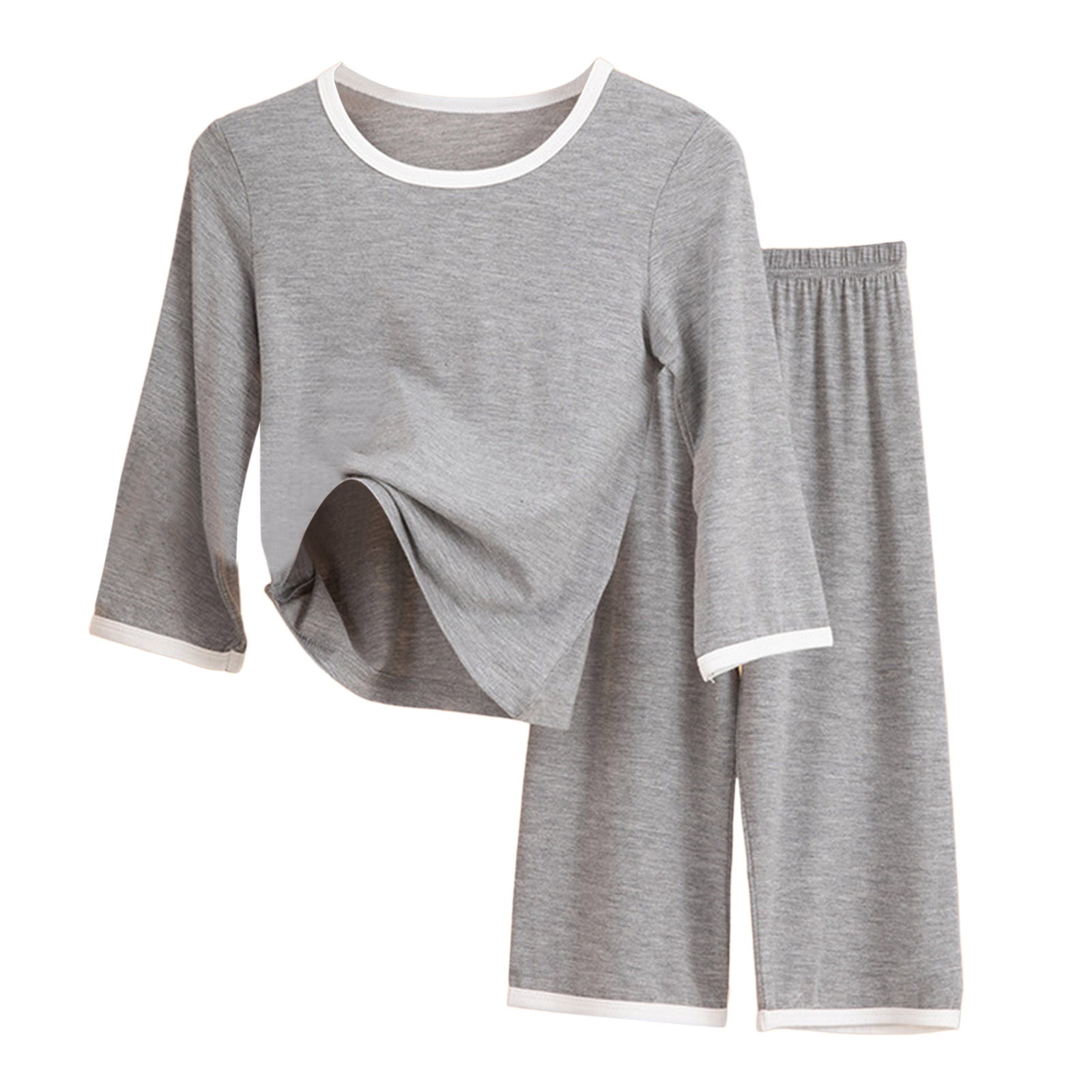 AYA Children's Homewear Boys Girls Autumn Winter Long Sleeve Solid