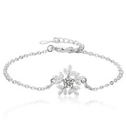 AYA Christmas Jewelry Gift Retro Temperament Fashion Bracelet Snowflake Lady Bracelets