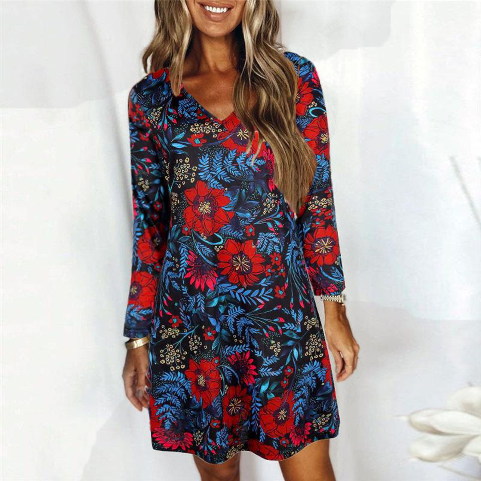 AYA Custom Print Peplum Hem Short Long Sleeved Top High Waisted Slit Hip Wrap Skirt 2 Pieces One Set