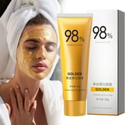 AYA Gold Peel Off 98% Golden Peel Off Anti Wrinkle Anti Ageing Gold Face Blackhead Remover Pore Cleaner Anti Blackhead Peel Off 1Piece 3 Pieces 98% Quantity Contained 80ml G