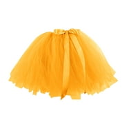 AYA Rainbow Tutu Skirt Colorful Tulle Tutus Elastic Ballet Tutu Party Tutu for Women and Girls