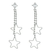 AYA Women's Tassel Earrings Star Tassel Dangle Earrings Girl's Tassel Dangle Earrings Fashion Jewelry Valentine's Day Gift