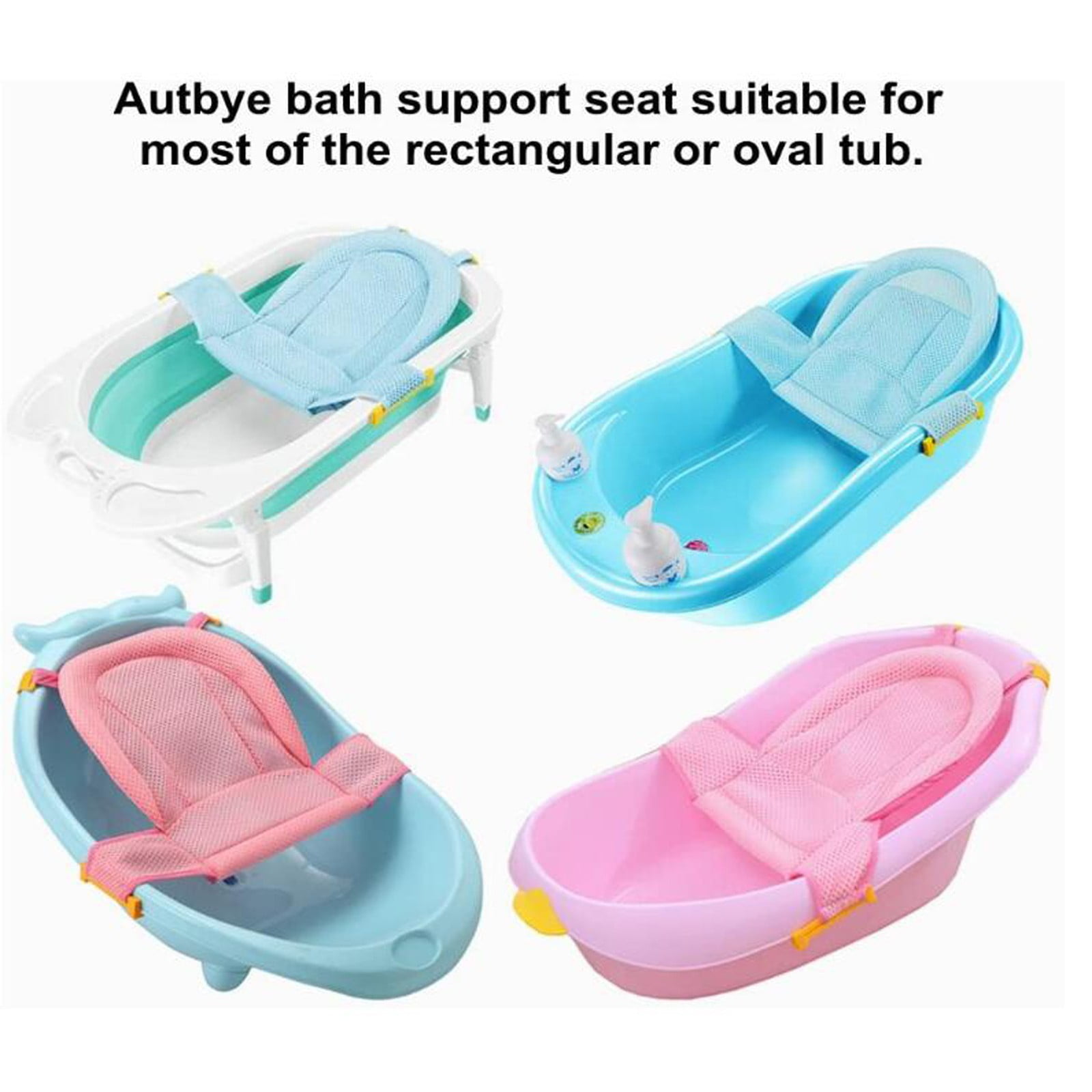 AYA bathtub Children's lying bathing net Baby sitting and T-bath stand ...