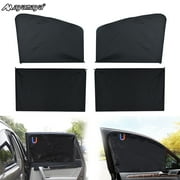 AYAMAYA Car Magnetic Window Shade, Universal Car Sunshades for Side Window, Anti UV Cars Window Covers, 100% Protection from Sunlight & Heat, Easy to Install Vehicle Curtian for Sleeping
