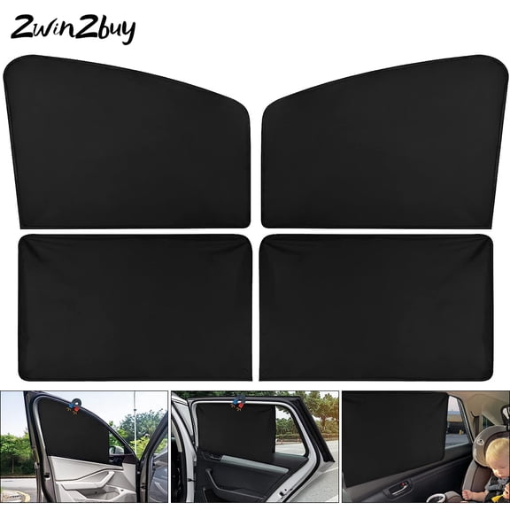AYAMAYA Car Side Window Sun Shades for Baby, Car Window Shades with Magnets, Strong-Light Blocking & UV Protection Car Privacy Sun Shade, Car Window Covers for Baby,Kids
