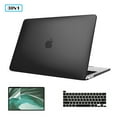 thumbnail image 1 of AYAMAYA Compatible with MacBook Pro 13 inch Case 2020 A2338 M1 A2251 A2289, Hard Shell Cover with Keyboard&Screen Protector for MacBook Pro 13.3 inch (Black), 1 of 8