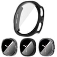 thumbnail image 1 of AYAMAYA for Samsung Galaxy Watch 8 Screen Protector Case with Tempered Glass, HD Full Protection Hard PC Case Anti Scratch for Galaxy Watch 8 40mm, Black, 1 of 8
