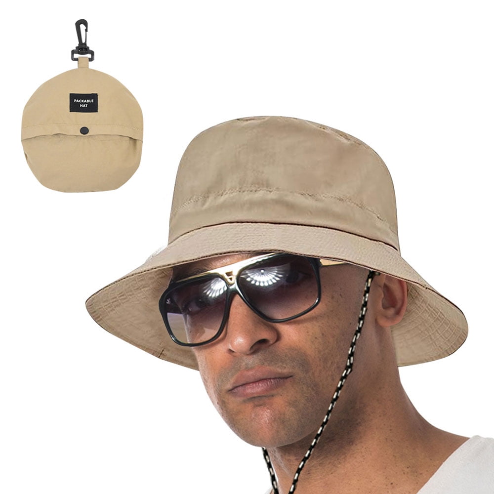 AYAMAYA Sun Hat Packabke, UV Protection Wide Brim Fishing Hats for Men Women, UPF50+ Beach