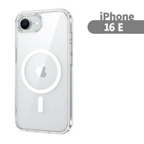 AYAMAYA for iPhone 16E Case, Compatible with Magsafe, Crystal Clear Magnetic Shockproof Cover for iPhone 16E