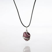 AYANA Natural Ruby Gemstone Necklace - Handmade Pendant Necklace with Ethically Sourced Healing Crystals