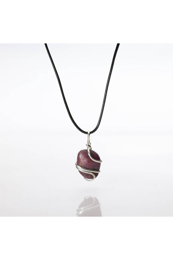 AYANA Natural Ruby Gemstone Necklace - Handmade Pendant Necklace with Ethically Sourced Healing Crystals