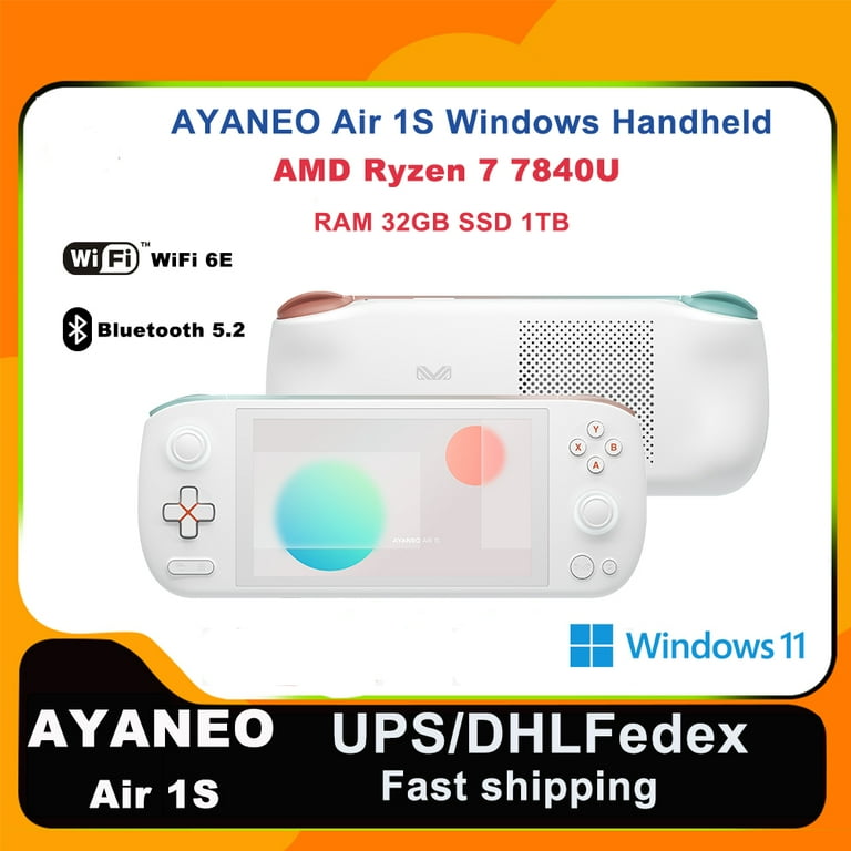 AYANEO AIR 1S AMD 7840U RAM 32G SSD 1TB WiFi 6E Windows 11 