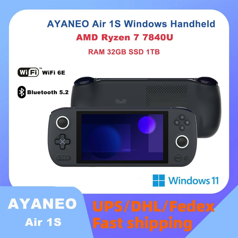 AYANEO AMD Ryzen 7 AIR 1S 7840U 32G RAM 1T SSD Handheld Windows 11 