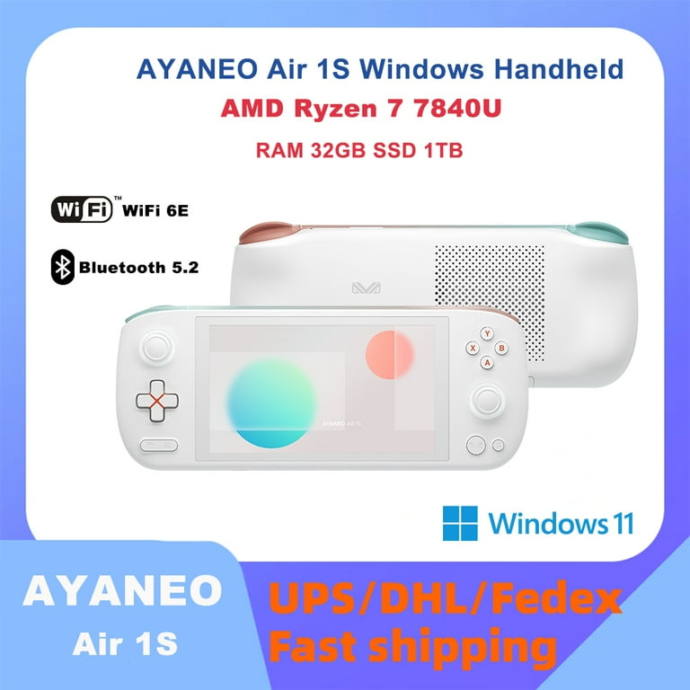 AYANEO AMD Ryzen 7 AIR 1S 7840U RAM 32G SSD 1T Windows handheld 