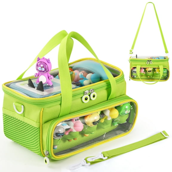 AYAOQIANG Carrying Case for Toniebox Starter Set Storage Carrier Bag for Toniesbox Audio Player Carrying Box for Kids Toniebox Accessories Green