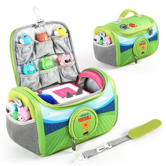 AYAOQIANG Carrying Case for Toniebox Starter Set Storage Carrier Bag for Toniesbox Audio Player Carrying Box for Kids Toniebox Accessories Green