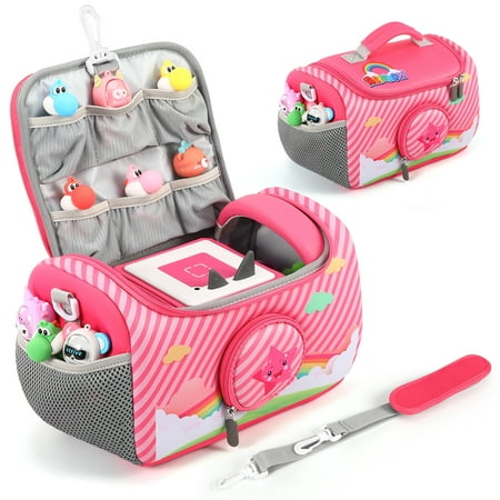 AYAOQIANG Carrying Case for Toniebox Starter Set Storage Carrier Bag for Toniesbox Audio Player Carrying Box for Kids Toniebox Accessories Pink
