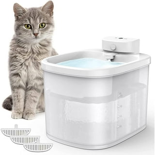 Cat Water Fountains in Cat Feeders Fountains and Bowls Walmart