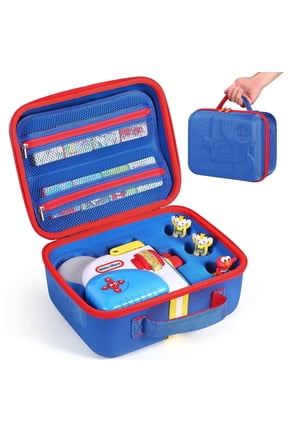 Hard Travel Case Compatible for Story Dream Machine Books Starter Set, Protective Hard Case Container for Storytime Audio Play Real for Littles Character Collection Blue