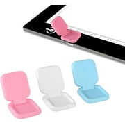 AYAOQIANG Light Pad Switch Cover, 3 Packs Button Cover Apply to 5D DIY Art A3 A4 A5 B4 Light Pad Box Board Tablet Pink & Blue&White