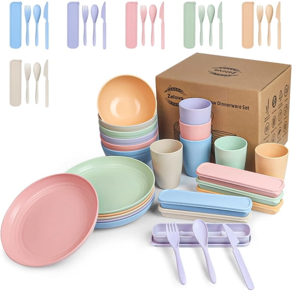 Yinshine Melamine Dinnerware Set - 12 Pcs Dinner Yinshine Melamine Dinnerware Set - 12 Pcs Dinner