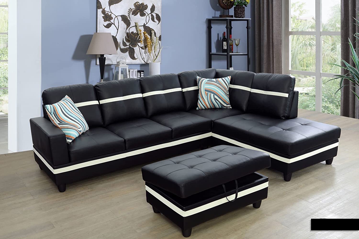 AYCP Golden Coast Furniture Sectional Sofa Set L Shape Couch Living