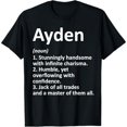thumbnail image 1 of AYDEN Definition Personalized Name Funny Birthday Gift Idea T-Shirt, 1 of 6