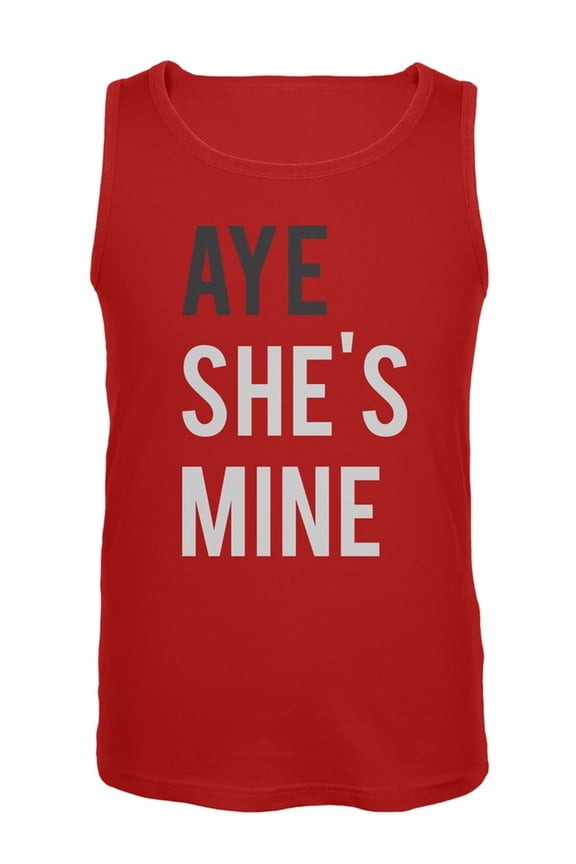 AYE She's Mine Red Tank Top - Small