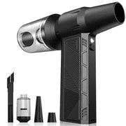 AYEDLOE Air Duster - 150000RPM Compressed Air Duster with suction and blowing function and Lighting, Usb Electric Air Duster for PC, Keyboard, Car, Outdoors, Home, black